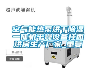 企业动态空气能热泵烘干除湿一体机干燥设备挂面烘房生产厂家_重复