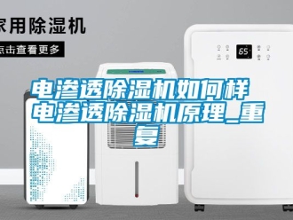 行业资讯电渗透除湿机如何样 电渗透除湿机原理_重复