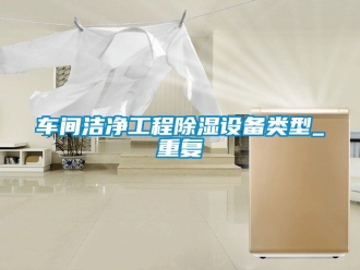 企业动态车间洁净工程除湿设备类型_重复