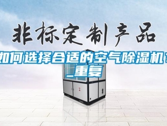行业资讯如何选择合适的空气除湿机？_重复