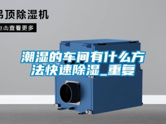 企业动态潮湿的车间有什么方法快速除湿_重复