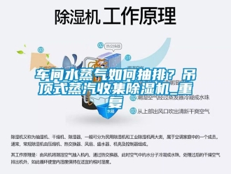 企业动态车间水蒸气如何抽排？吊顶式蒸汽收集除湿机_重复