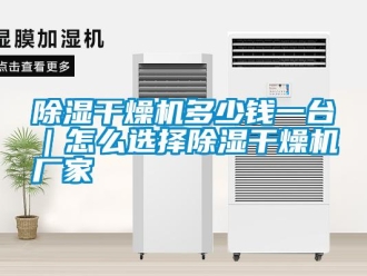常见问题除湿干燥机多少钱一台｜怎么选择除湿干燥机厂家