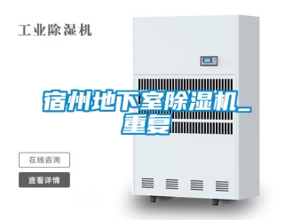 行业资讯宿州地下室除湿机_重复