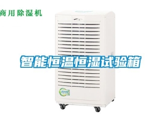 知识百科智能恒温恒湿试验箱