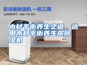 行业资讯木材平衡养生之道，选用木材平衡养生房除湿机