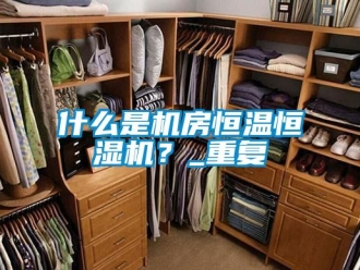 知识百科什么是机房恒温恒湿机？_重复