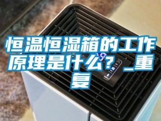 知识百科恒温恒湿箱的工作原理是什么？_重复
