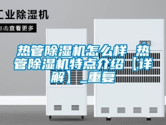 行业资讯热管除湿机怎么样 热管除湿机特点介绍【详解】_重复