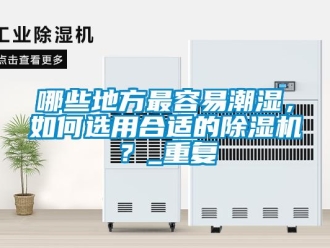 行业资讯哪些地方最容易潮湿，如何选用合适的除湿机？_重复