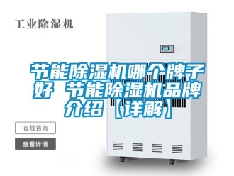 企业动态节能除湿机哪个牌子好 节能除湿机品牌介绍【详解】