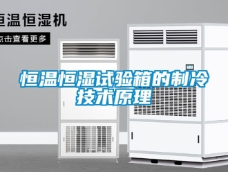 知识百科恒温恒湿试验箱的制冷技术原理