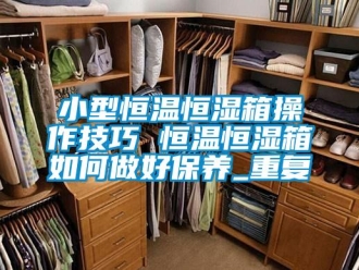 知识百科小型恒温恒湿箱操作技巧 恒温恒湿箱如何做好保养_重复