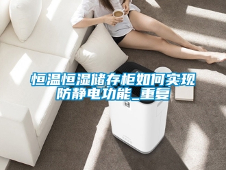 知识百科恒温恒湿储存柜如何实现防静电功能_重复