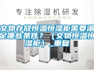 知识百科文物存放恒温恒湿柜需要满足哪些条件？（文物恒温恒湿柜）_重复