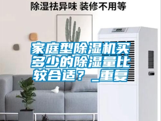 行业资讯家庭型除湿机买多少的除湿量比较合适？_重复