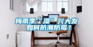 梅雨季“湿”兴大发 如何防潮防霉？