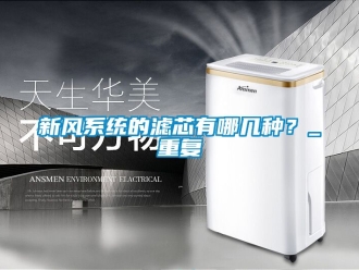 企业动态新风系统的滤芯有哪几种？_重复