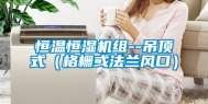 恒温恒湿机组--吊顶式（格栅或法兰风口）