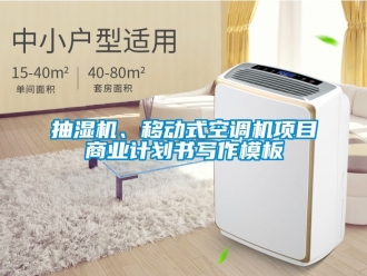 企业动态抽湿机、移动式空调机项目商业计划书写作模板