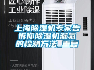 行业资讯上海除湿机专家告诉你除湿机漏氟的检测方法_重复