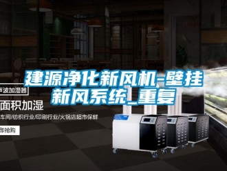 企业动态建源净化新风机-壁挂新风系统_重复