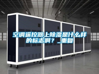 行业资讯空调遥控器上除湿是什么样的标志啊？_重复