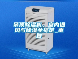 行业资讯吊顶除湿机，室内通风与除湿全搞定_重复