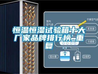 知识百科恒温恒湿试验箱十大厂家品牌排行榜_重复