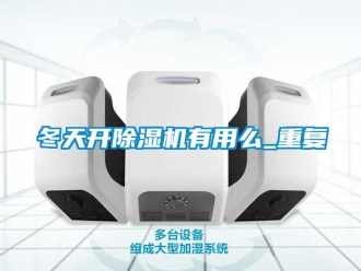 行业资讯冬天开除湿机有用么_重复
