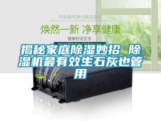 行业资讯揭秘家庭除湿妙招 除湿机最有效生石灰也管用