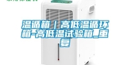 温循箱｜高低温循环箱-高低温试验箱_重复