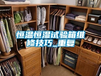 知识百科恒温恒湿试验箱维修技巧_重复