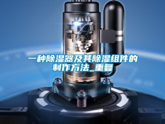 行业资讯一种除湿器及其除湿组件的制作方法_重复
