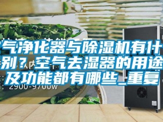 行业资讯空气净化器与除湿机有什么区别？空气去湿器的用途以及功能都有哪些_重复