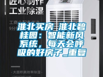 企业动态淮北买房│淮北碧桂园：智能新风系统，每天会呼吸的好房子_重复