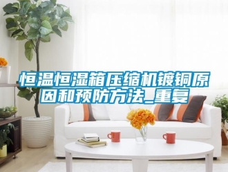 知识百科恒温恒湿箱压缩机镀铜原因和预防方法_重复