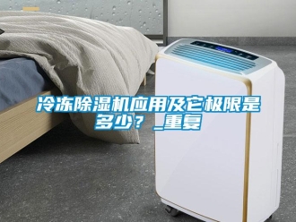 行业资讯冷冻除湿机应用及它极限是多少？_重复