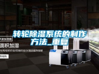 行业资讯转轮除湿系统的制作方法_重复