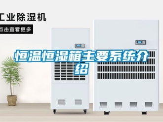 知识百科恒温恒湿箱主要系统介绍