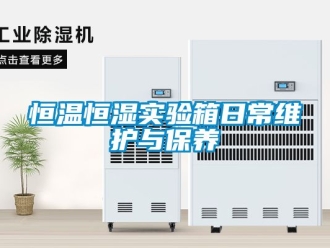 知识百科恒温恒湿实验箱日常维护与保养