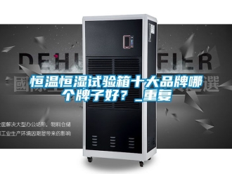 知识百科恒温恒湿试验箱十大品牌哪个牌子好？_重复
