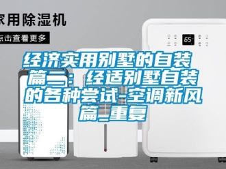企业动态经济实用别墅的自装 篇二：经适别墅自装的各种尝试-空调新风篇_重复