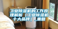 工业除湿机的工作原理解析（工业除湿机十大品牌）_重复