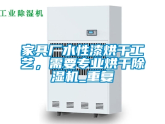 行业资讯家具厂水性漆烘干工艺，需要专业烘干除湿机_重复
