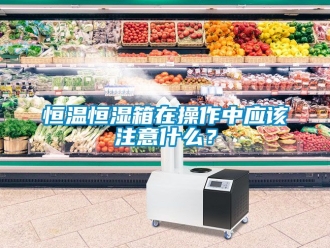 知识百科恒温恒湿箱在操作中应该注意什么？