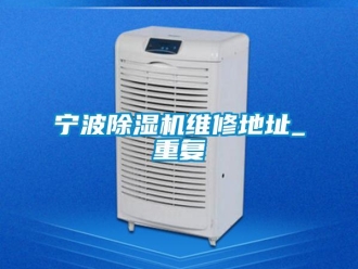 行业资讯宁波除湿机维修地址_重复