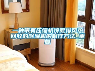行业资讯一种带有压缩机冷凝排风热回收的除湿机的制作方法_重复