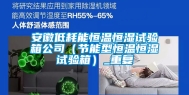 安徽低耗能恒温恒湿试验箱公司（节能型恒温恒湿试验箱）_重复
