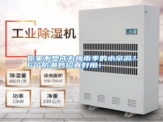 行业资讯你家不想成为梅雨季的水帘洞？6个防潮妙招真好用！